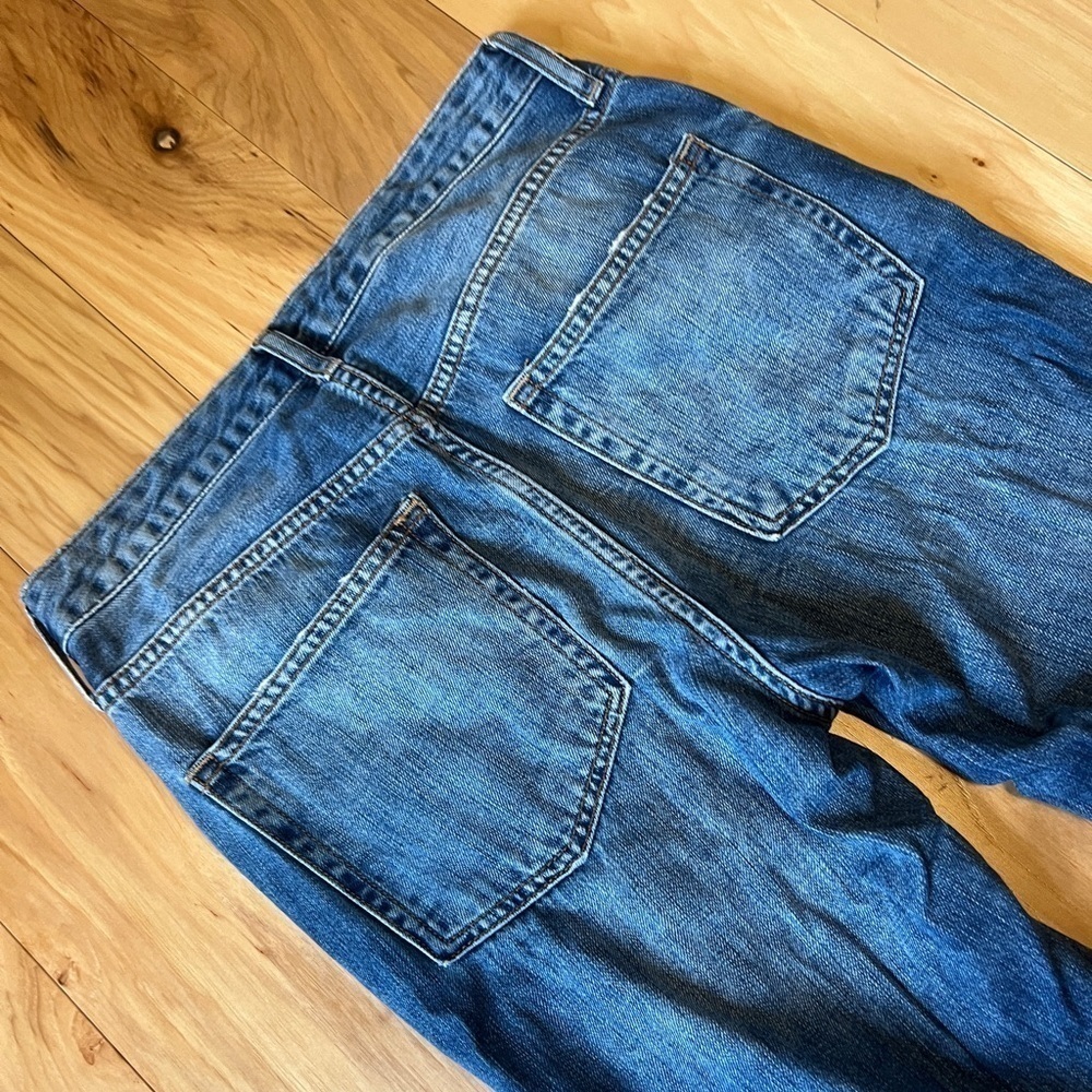Topshop Moto Hayden Denim Boyfriend Relaxed Jeans Women’s 26x30 - Picture 10 of 11